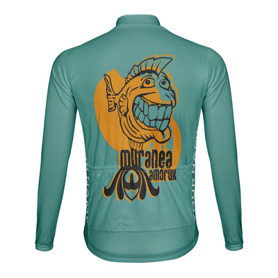 Customized Mutanea Amouk Men's Winter Thermal Fleece Cycling Jersey Long Sleeve