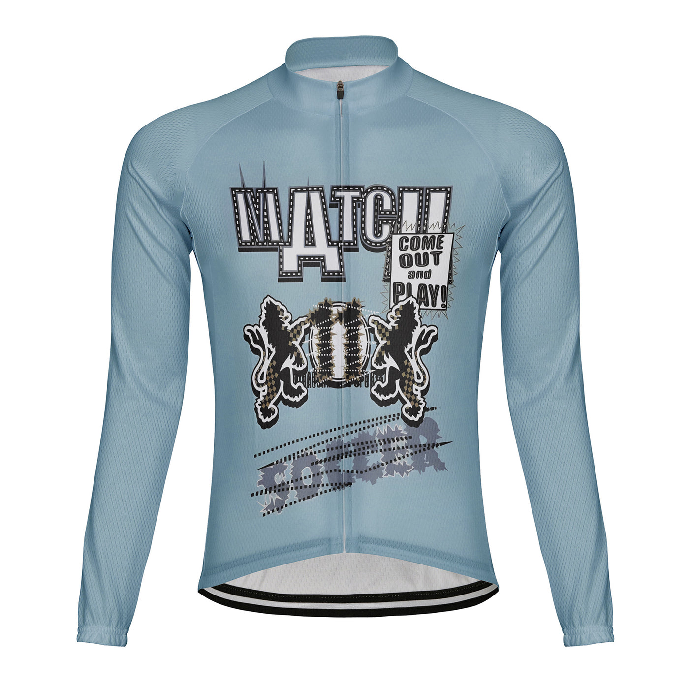 Customized Match Soccer Men's Cycling Jersey Long Sleeve