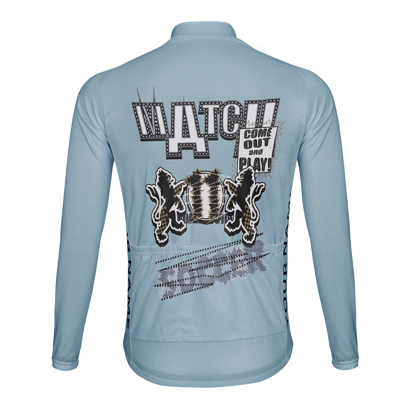 Customized Match Soccer Men's Cycling Jersey Long Sleeve