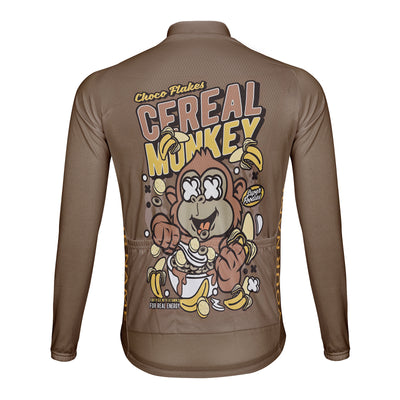 Customized Cereal Munkey Men's Cycling Jersey Long Sleeve