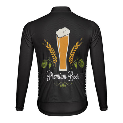 Customized beer Men's Cycling Jersey Long Sleeve