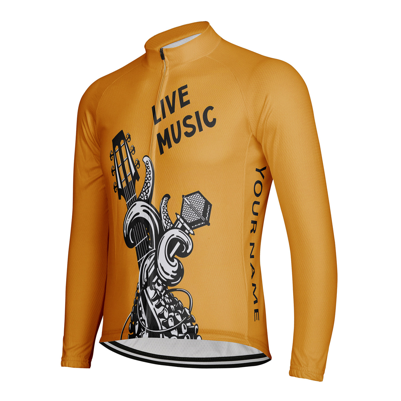Customized Live Music Men's Cycling Jersey Long Sleeve