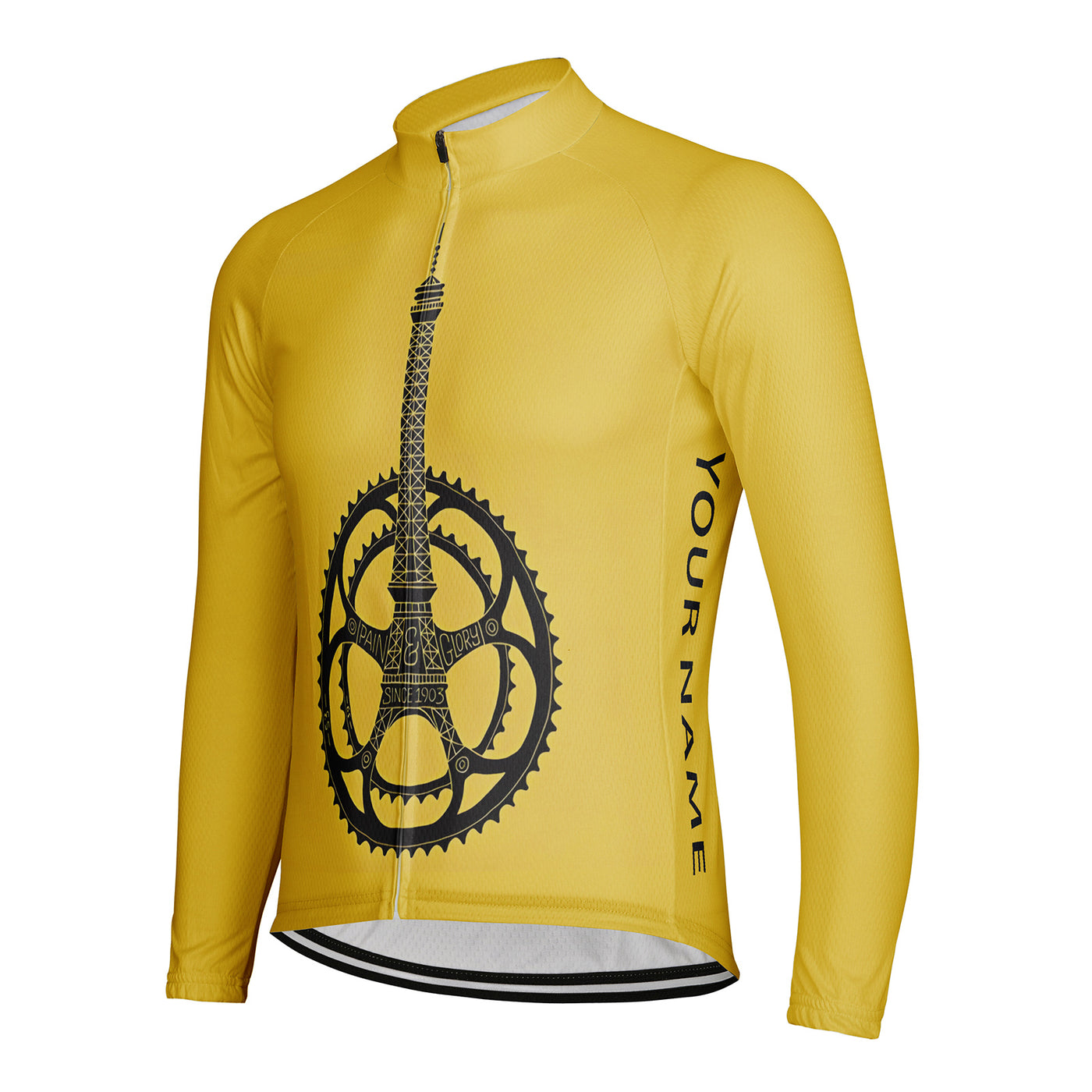 Customized Cycling In France Men's Cycling Jersey Long Sleeve