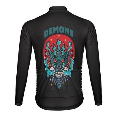 Customized Demons Men's Cycling Jersey Long Sleeve