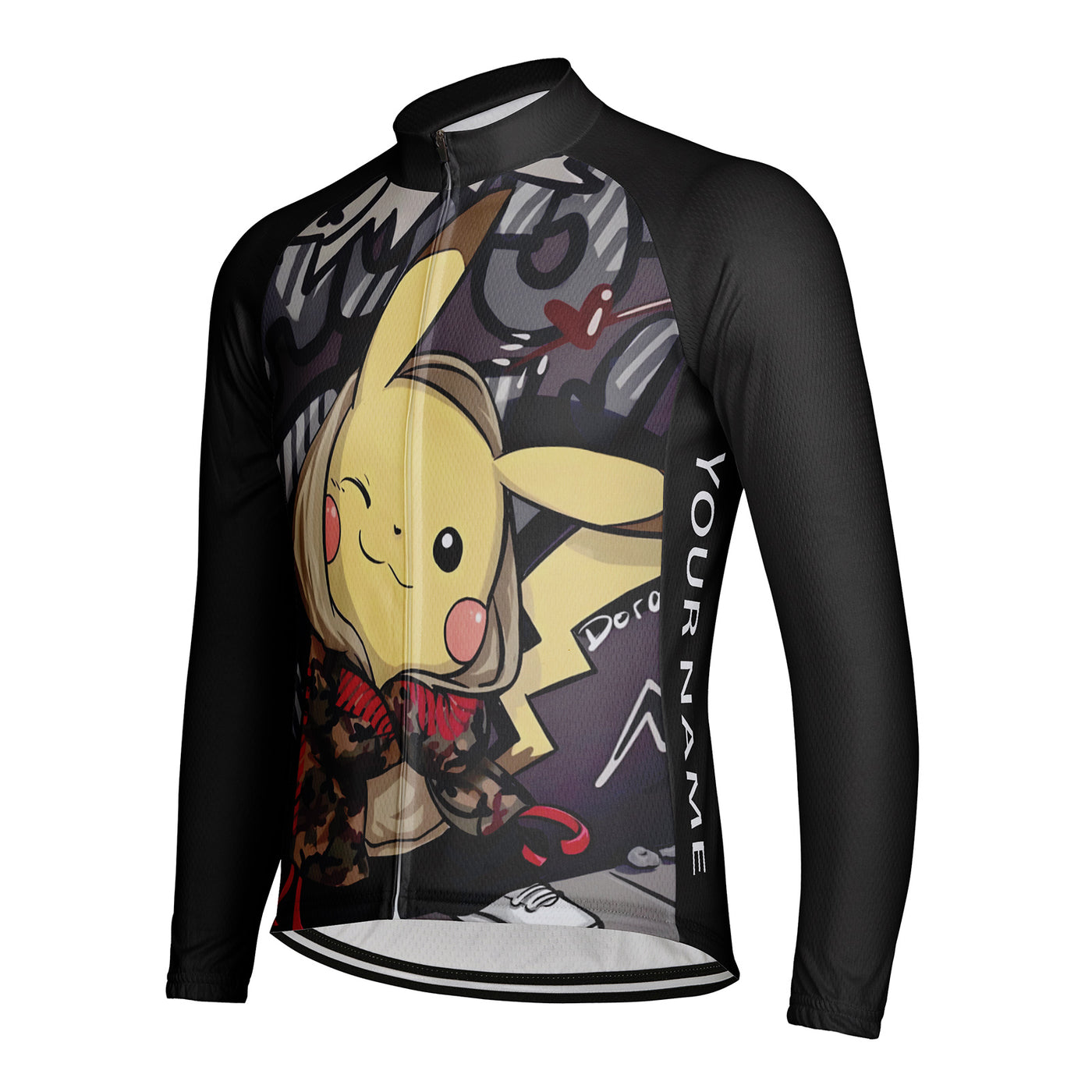 Customized Rabbit Men's Cycling Jersey Long Sleeve