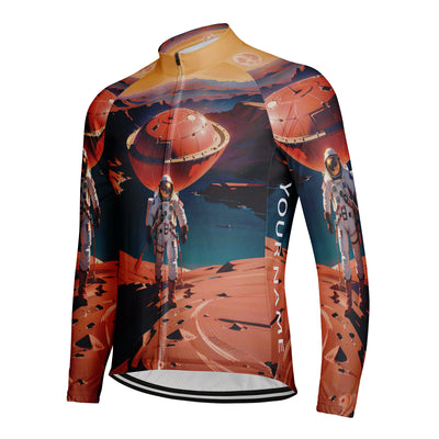 Customized Moon Men's Cycling Jersey Long Sleeve