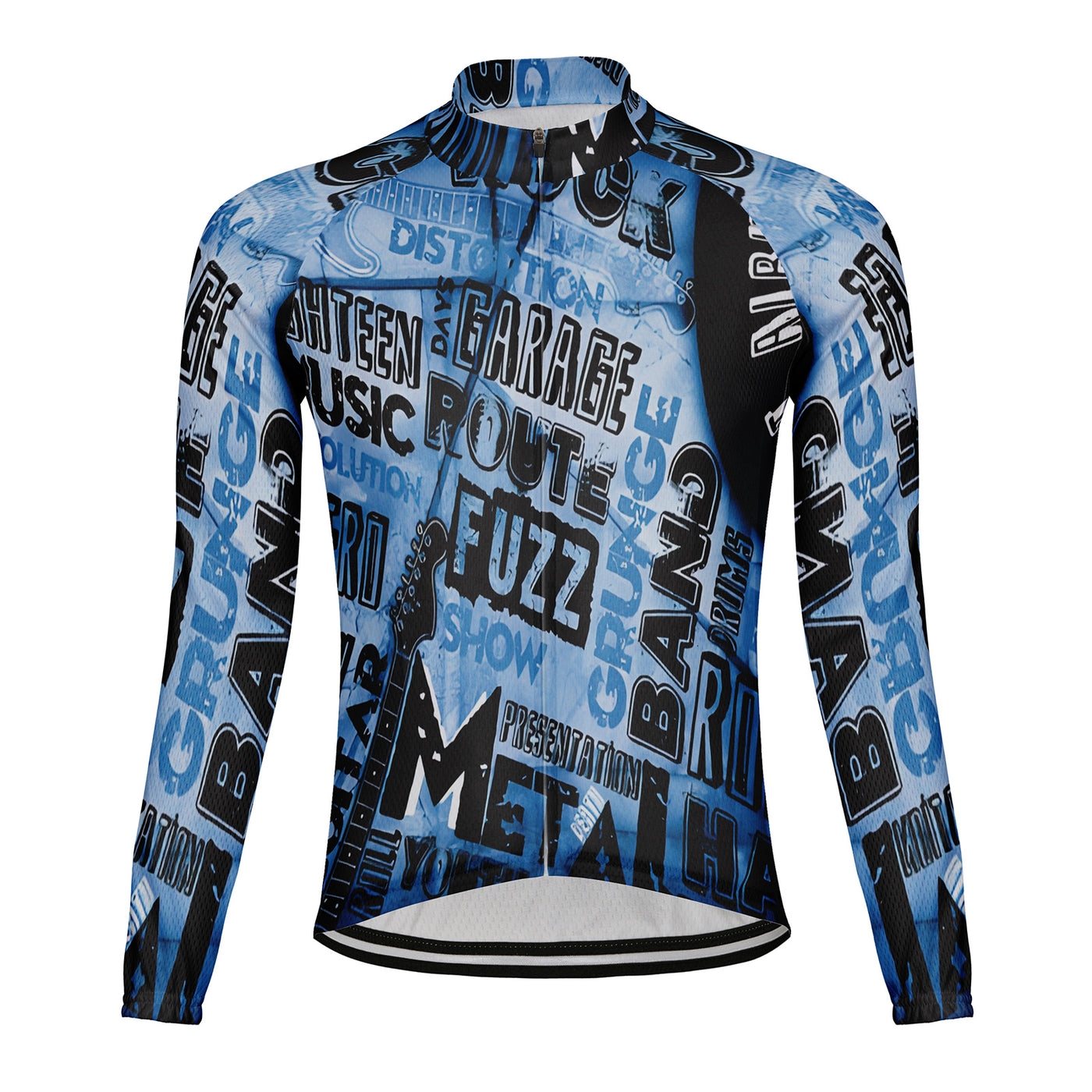 Customized Rock Band Men's Cycling Jersey Long Sleeve