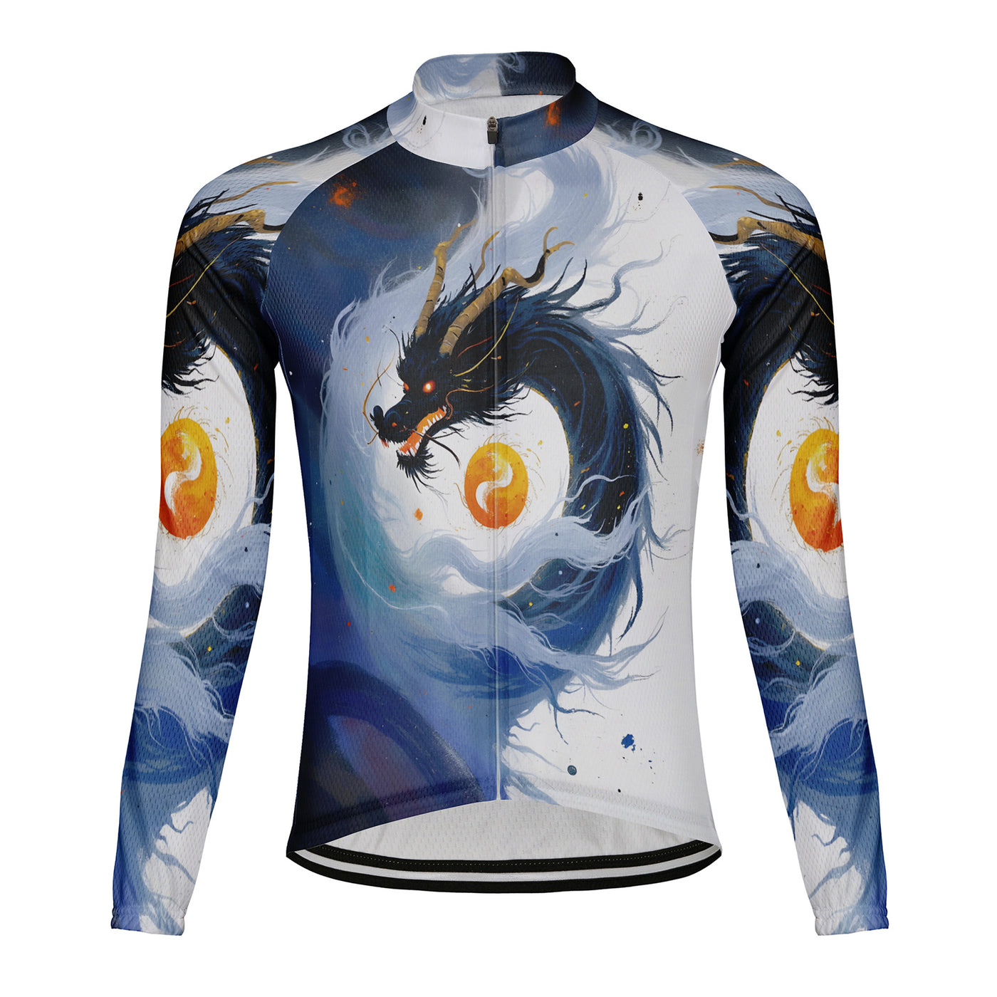 Customized Dragon Men's Cycling Jersey Long Sleeve