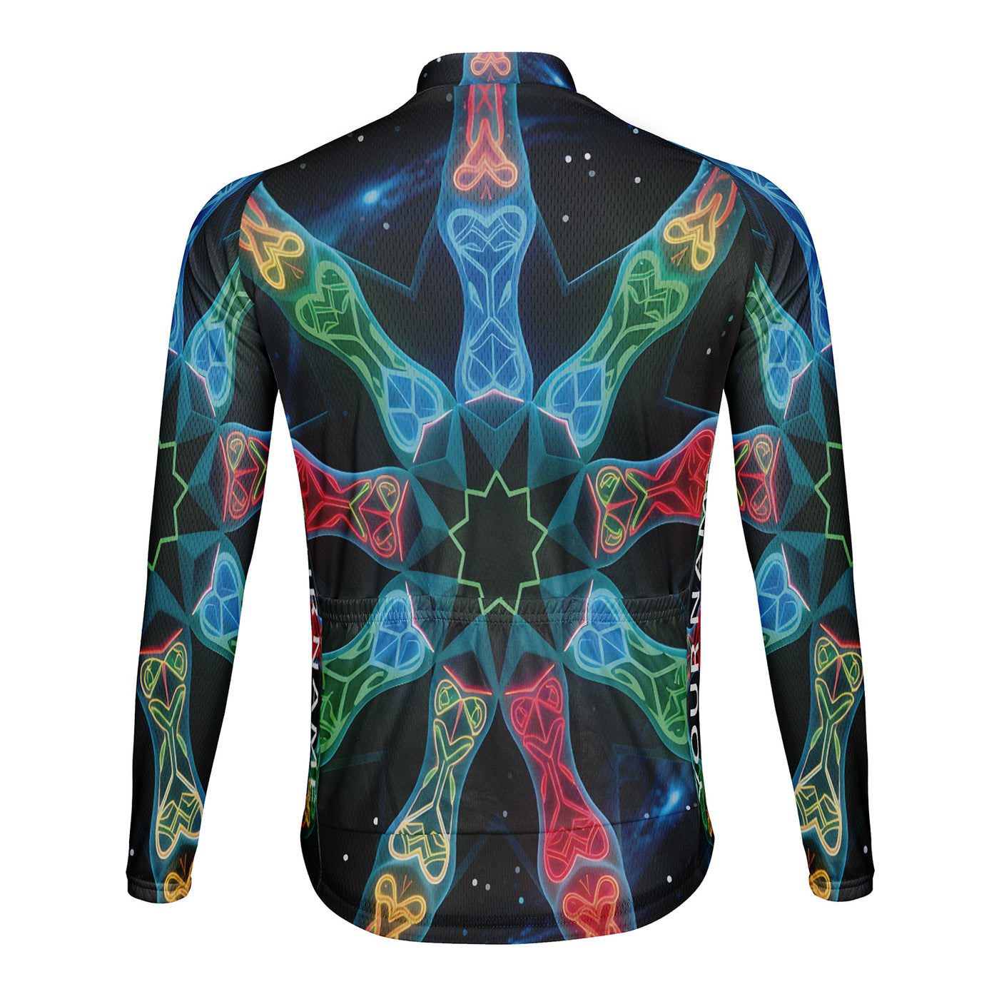 Customized Joint diagram Men's Winter Thermal Fleece Cycling Jersey Long Sleeve