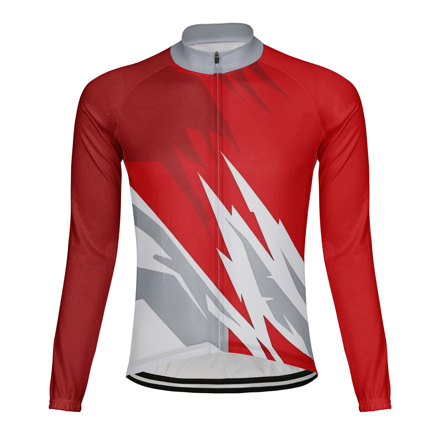 Customized Sharp Lines Men's Cycling Jersey Long Sleeve