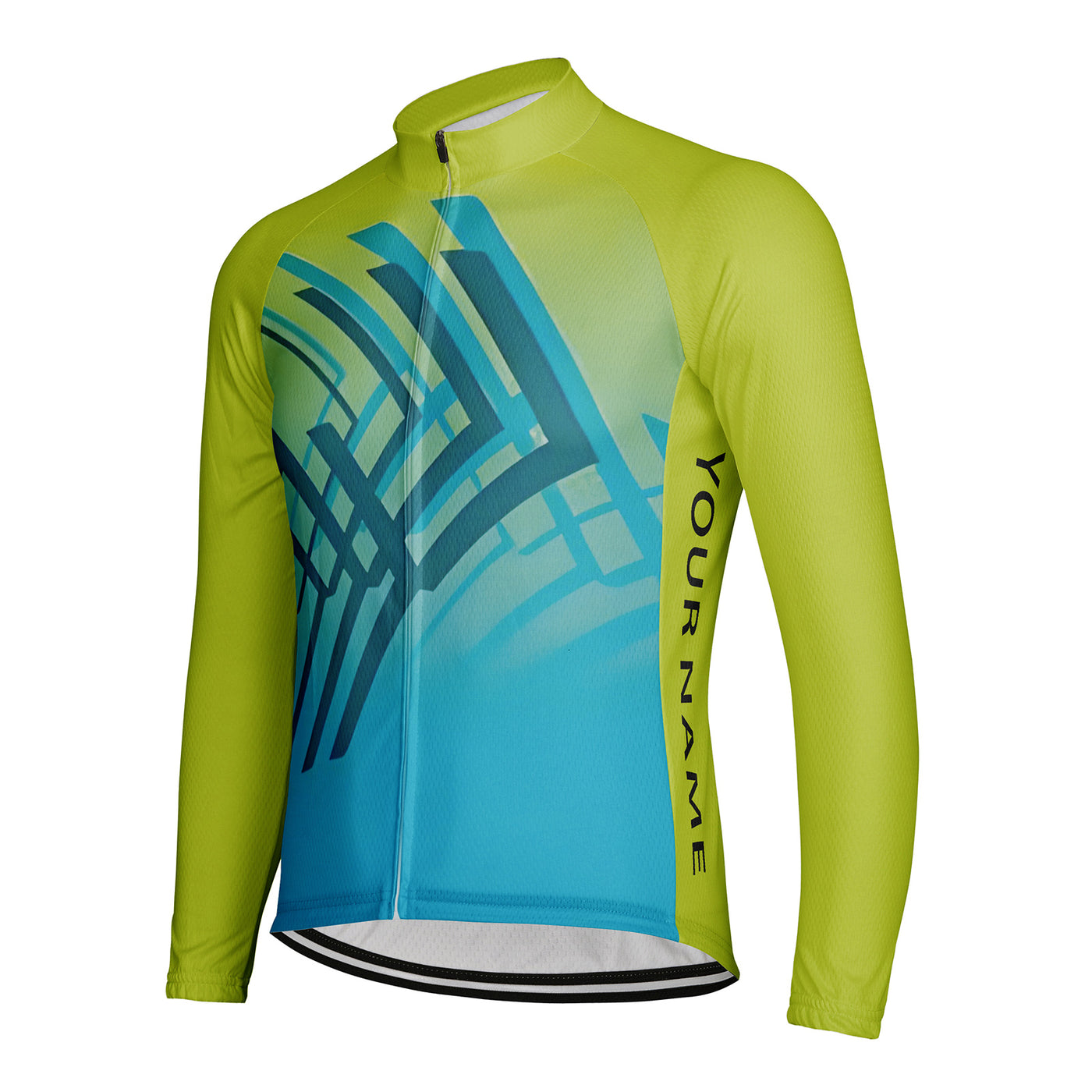 Customized Arrow Men's Winter Thermal Fleece Cycling Jersey Long Sleeve