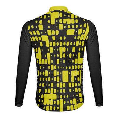 Customized Mosaic Men's Cycling Jersey Long Sleeve