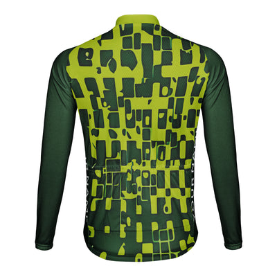 Customized Mosaic Men's Cycling Jersey Long Sleeve