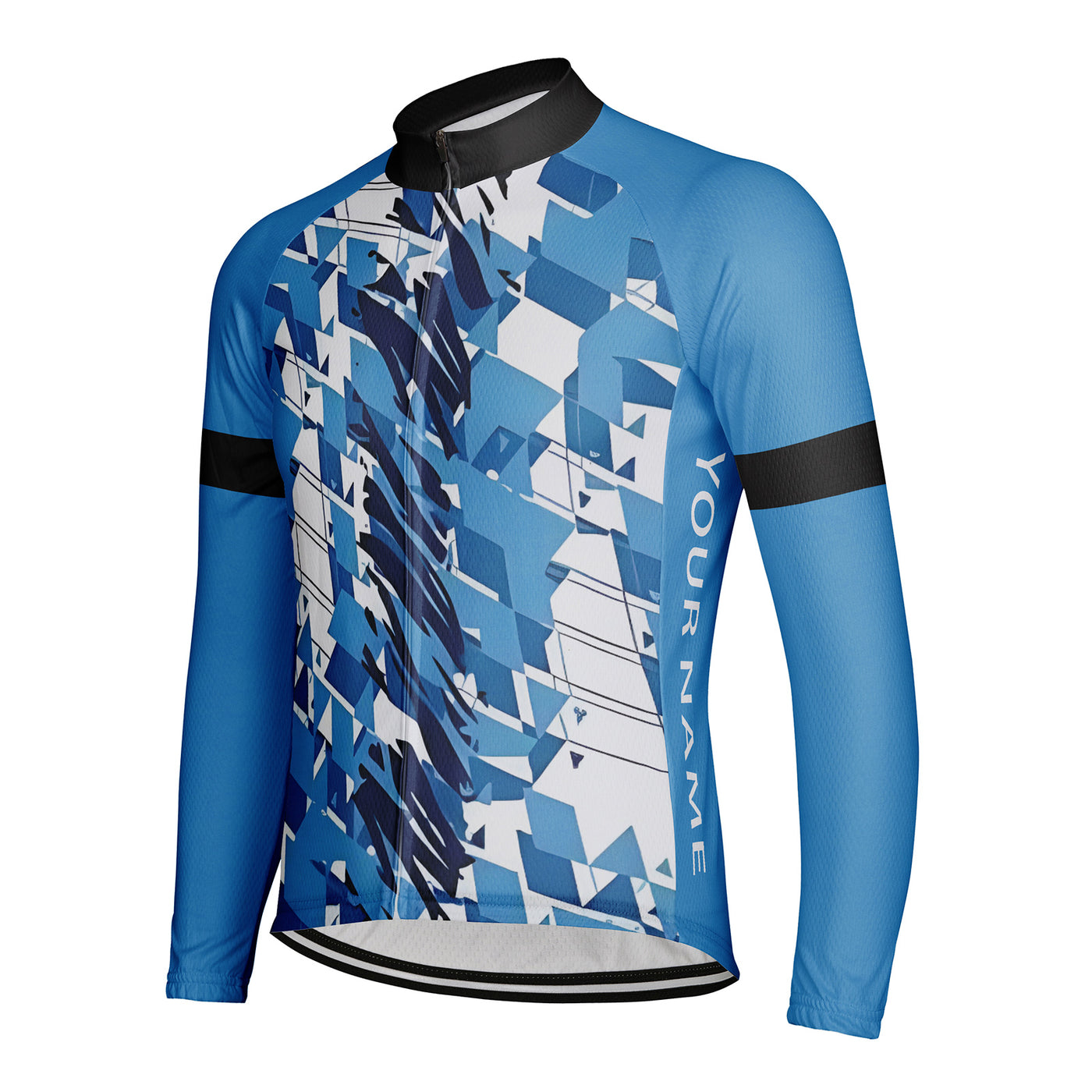 Customized Racing, Cycling, Esports, Off-Road Men's Winter Thermal Fleece Cycling Jersey Long Sleeve