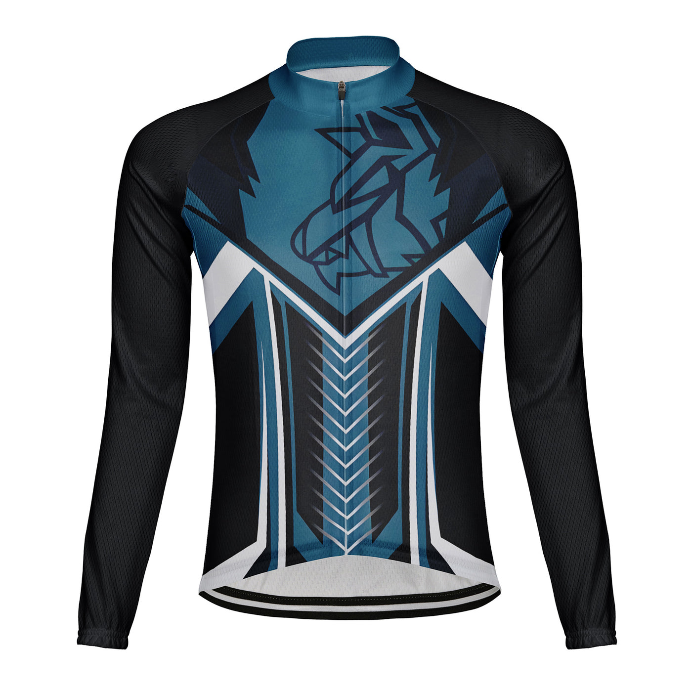Customized Lanfeng Tower Shadow Men's Cycling Jersey Long Sleeve