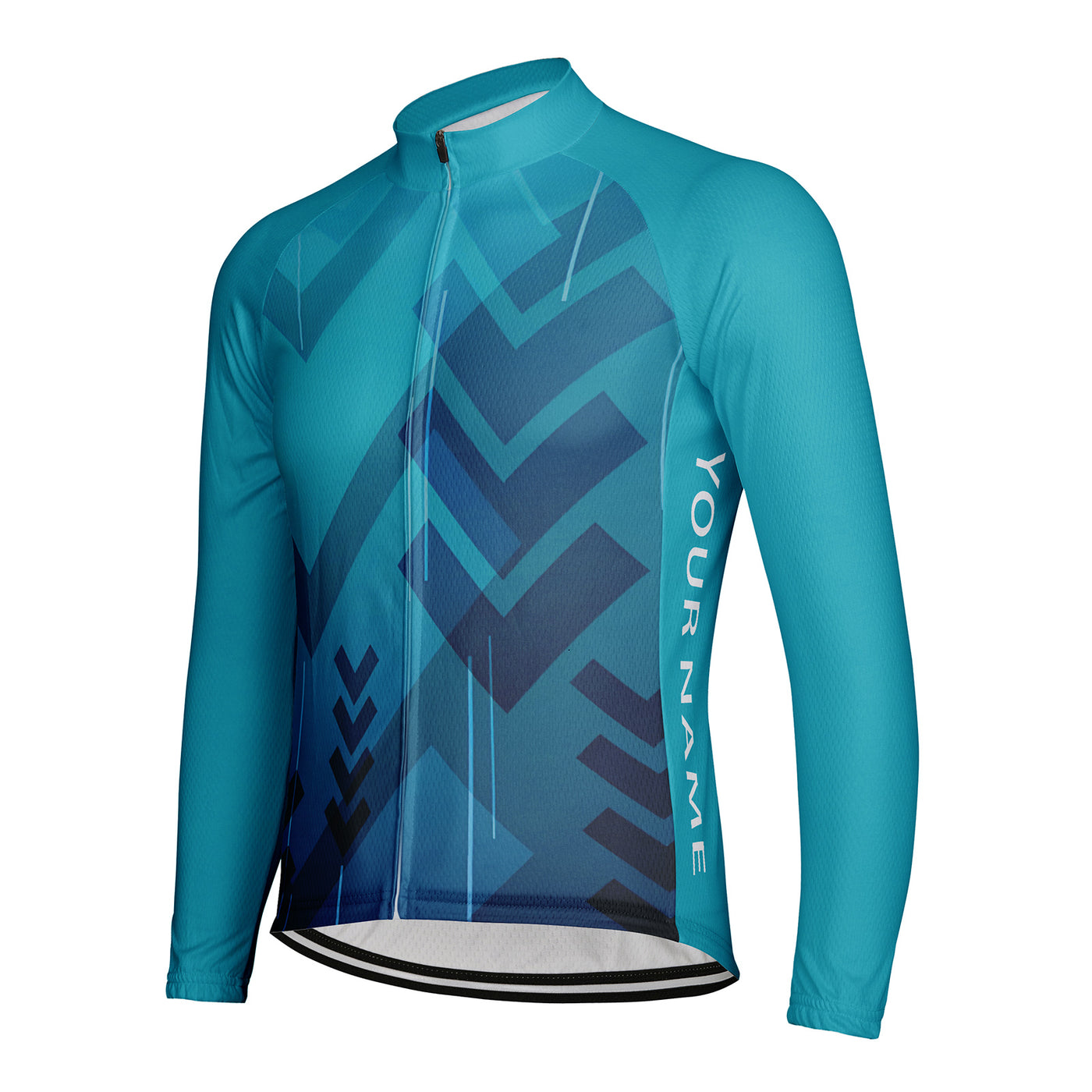 Customized Technology Arrow Men's Cycling Jersey Long Sleeve