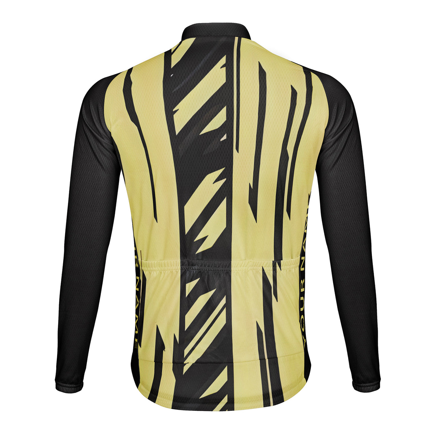 Customized Speed Shadow Cutting Men's Winter Thermal Fleece Cycling Jersey Long Sleeve