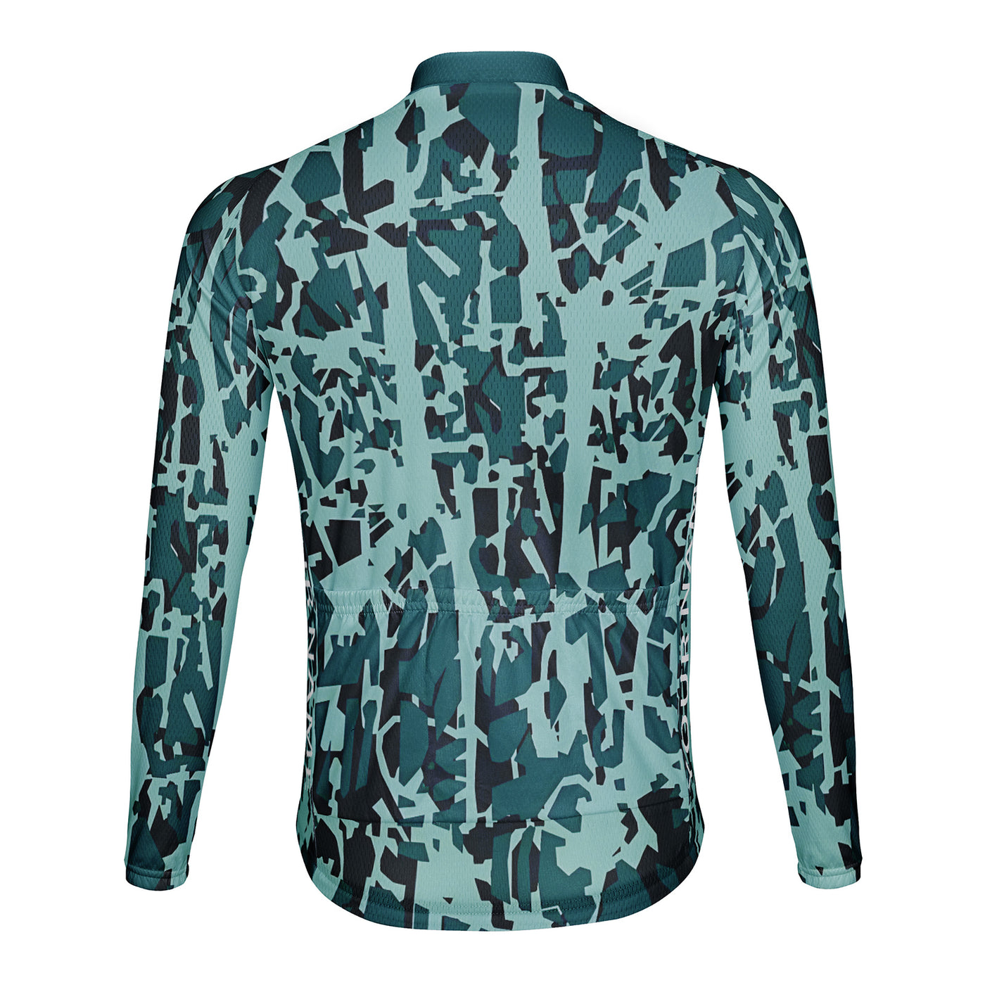 Customized Jungle Camouflage Men's Cycling Jersey Long Sleeve