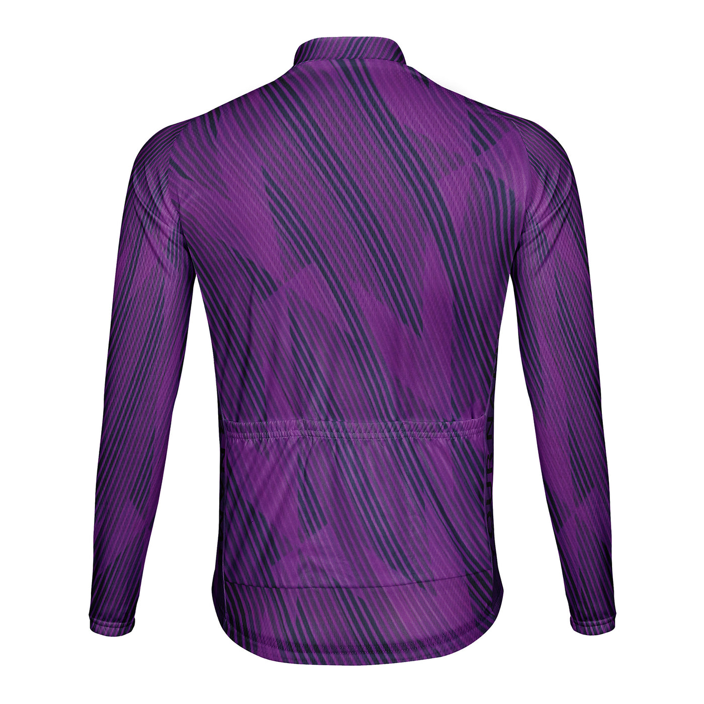 Customized Diagonal Line Men's Cycling Jersey Long Sleeve