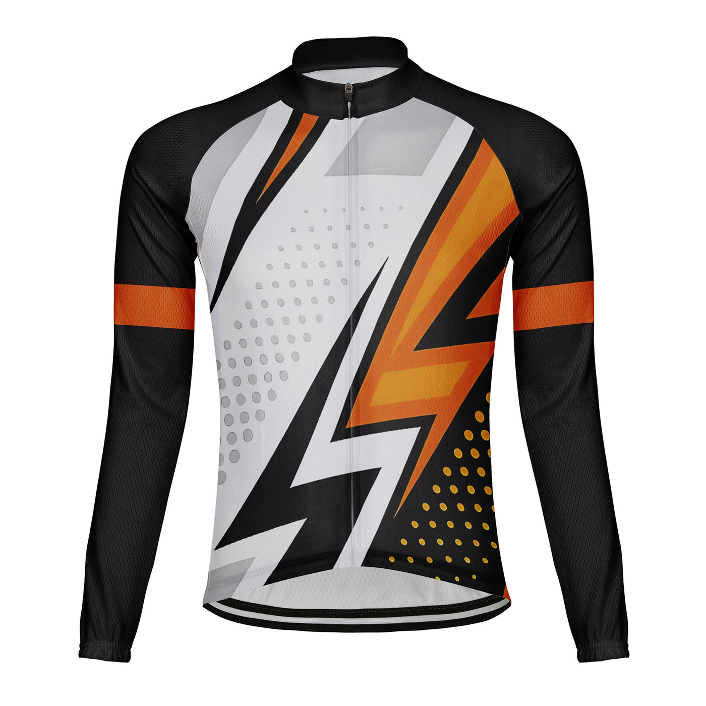 Customized thunder and lightning Men's Cycling Jersey Long Sleeve