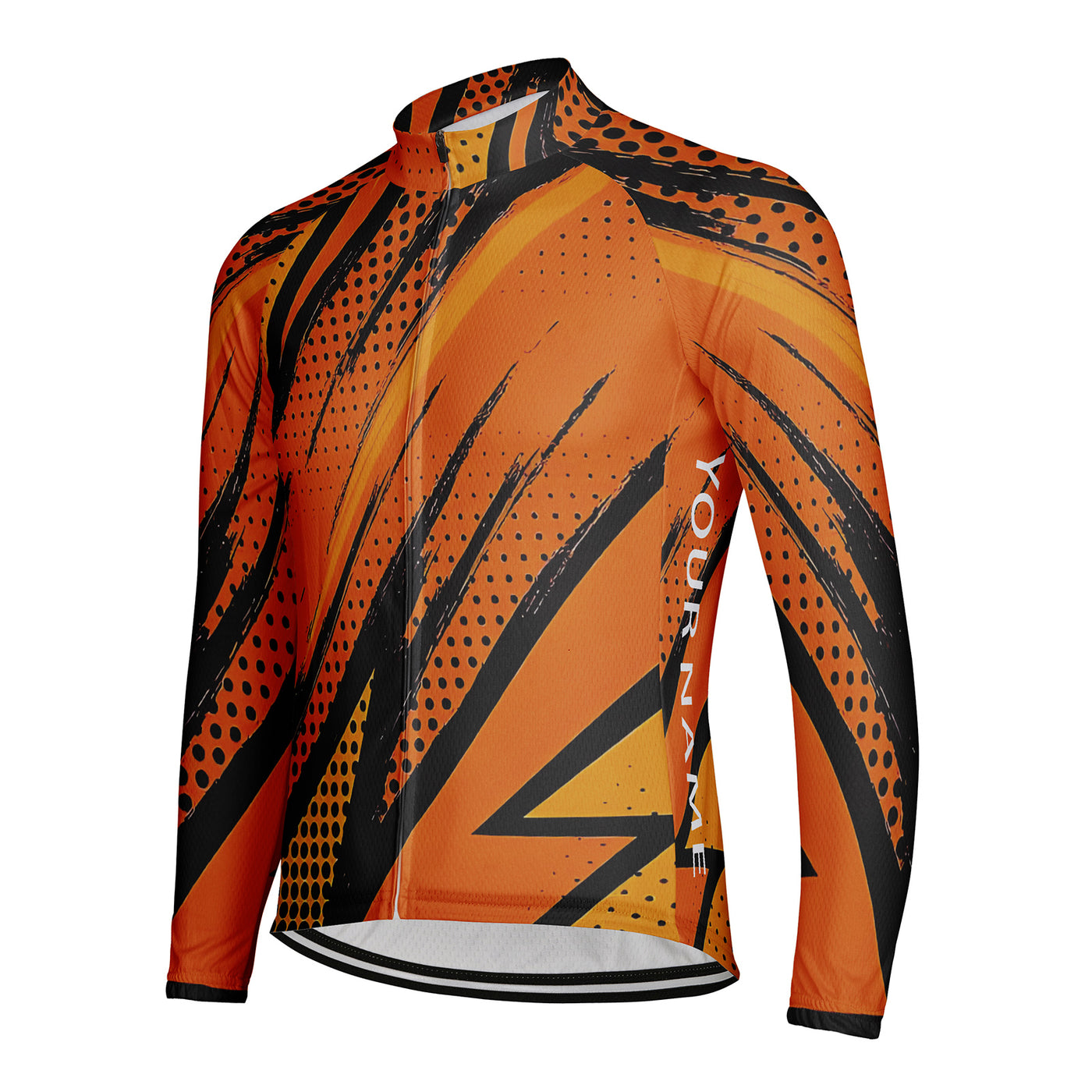 Customized thunder and lightning Men's Cycling Jersey Long Sleeve