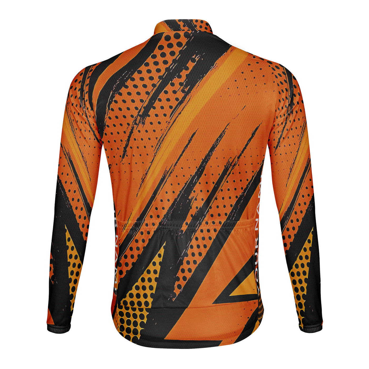 Customized thunder and lightning Men's Cycling Jersey Long Sleeve