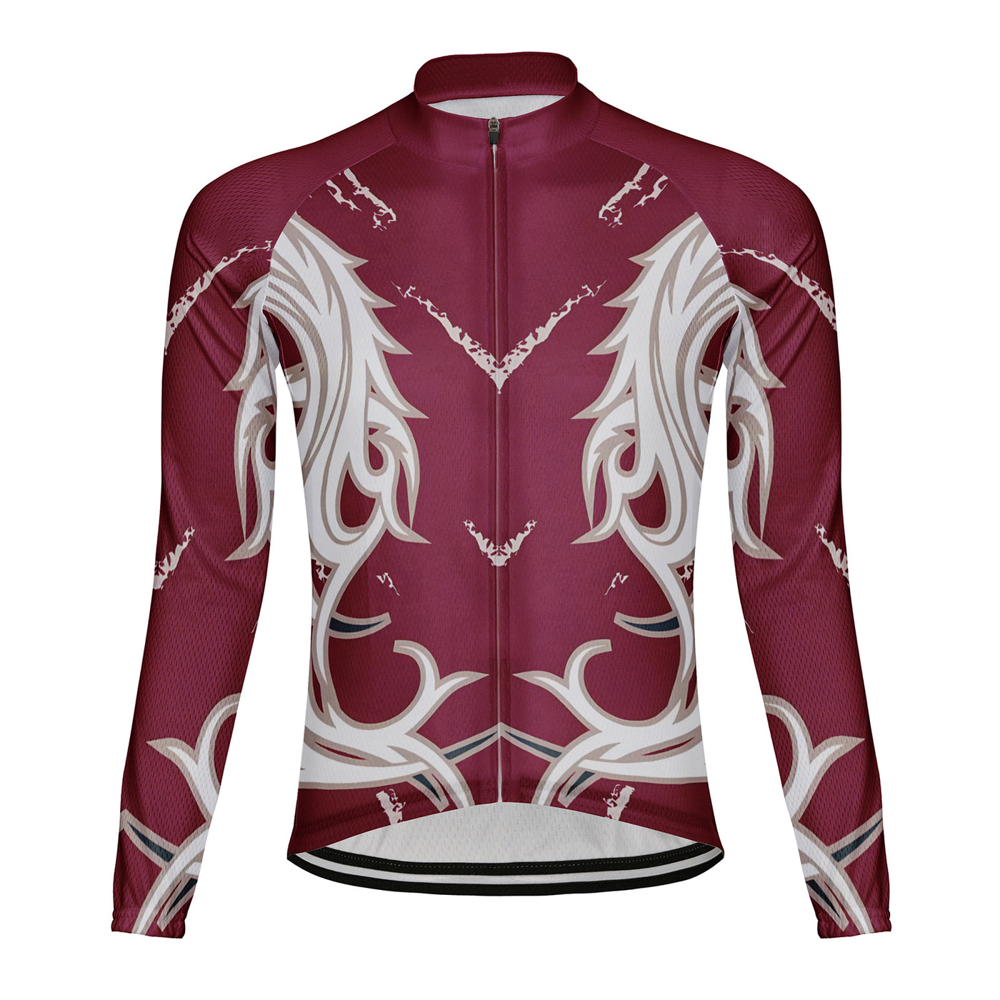 Customized Expand Style Men's Winter Thermal Fleece Cycling Jersey Long Sleeve