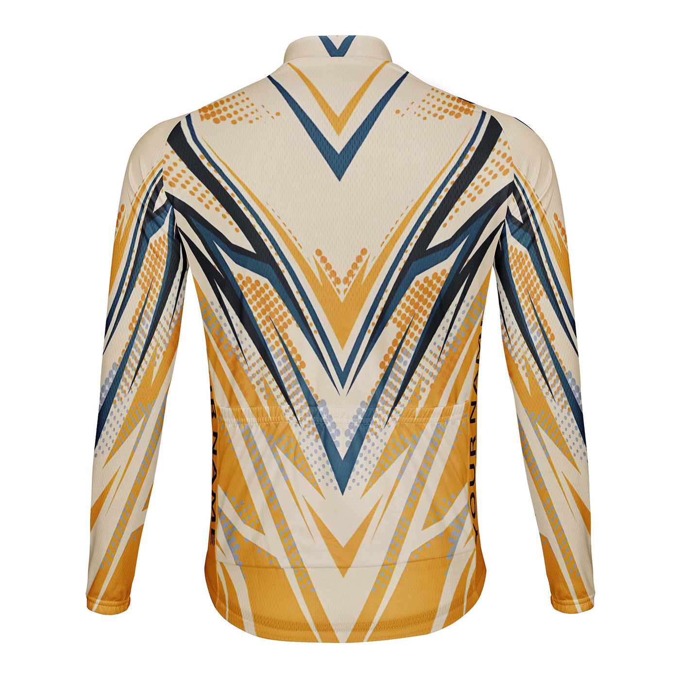 Customized V-Shaped Arrow Men's Cycling Jersey Long Sleeve