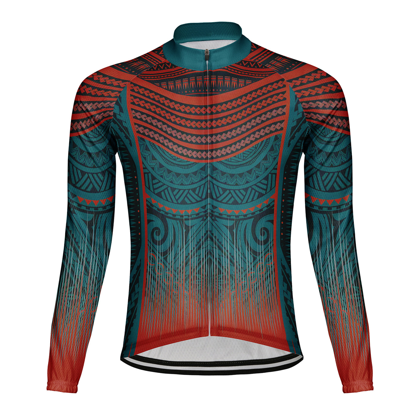 Customized Bohemian Rhythm Men's Cycling Jersey Long Sleeve
