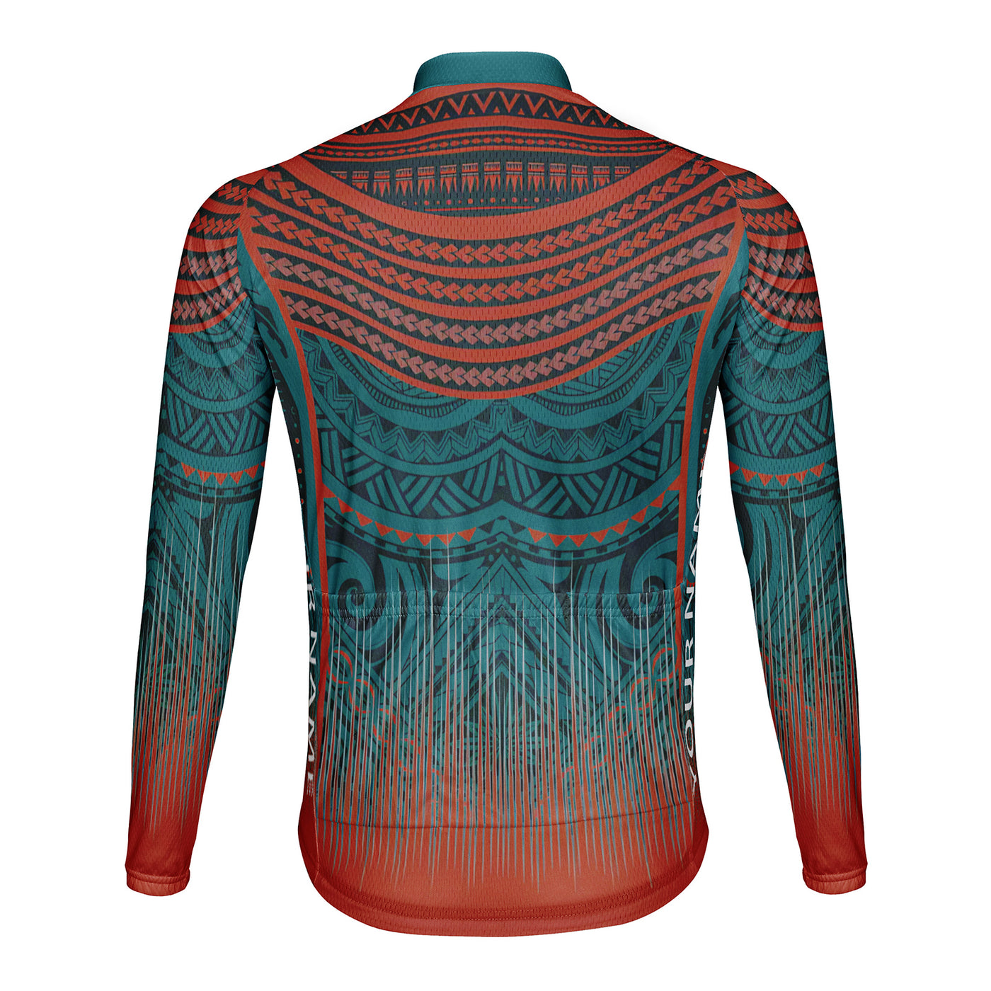 Customized Bohemian Rhythm Men's Cycling Jersey Long Sleeve