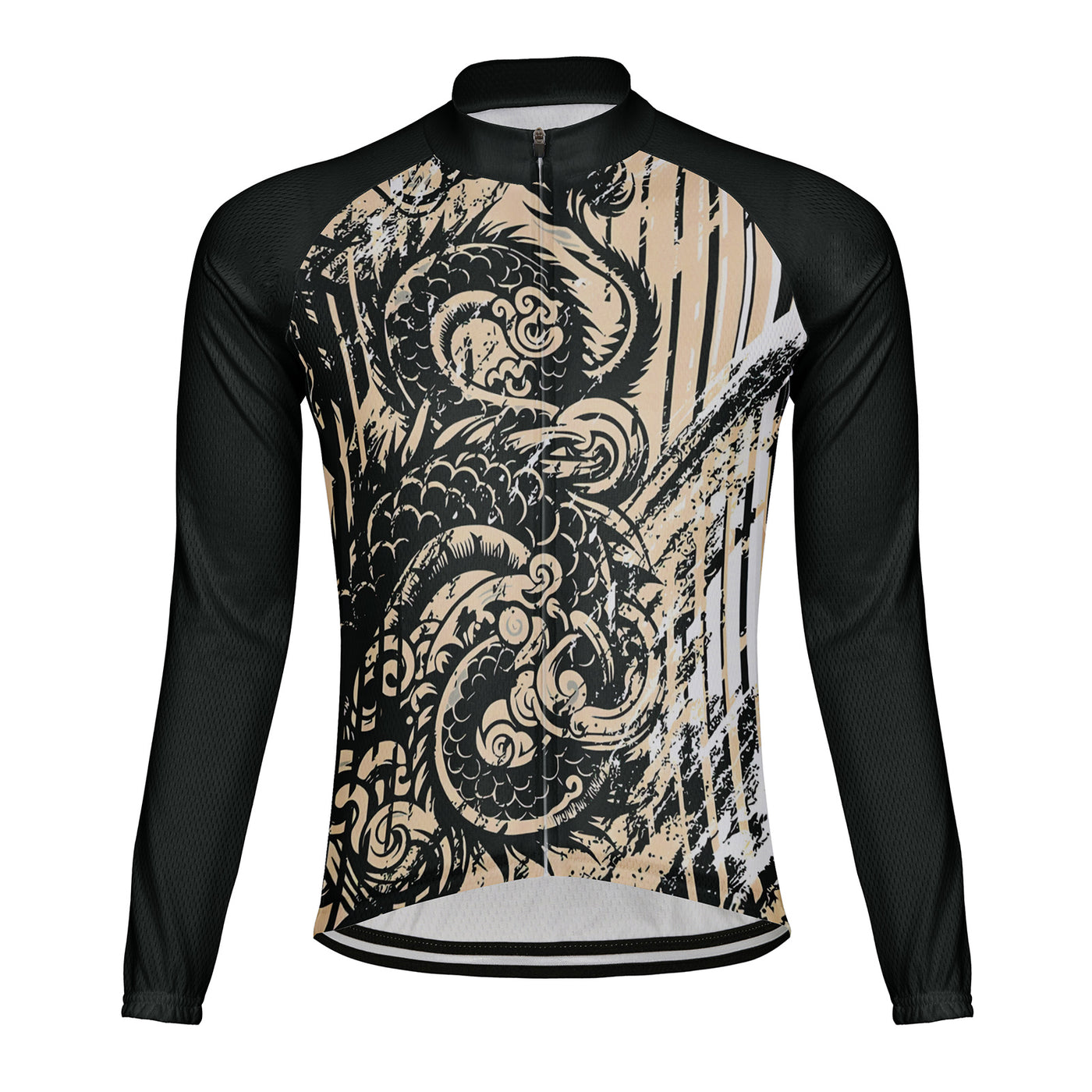 Customized Soaring Dragon Men's Cycling Jersey Long Sleeve