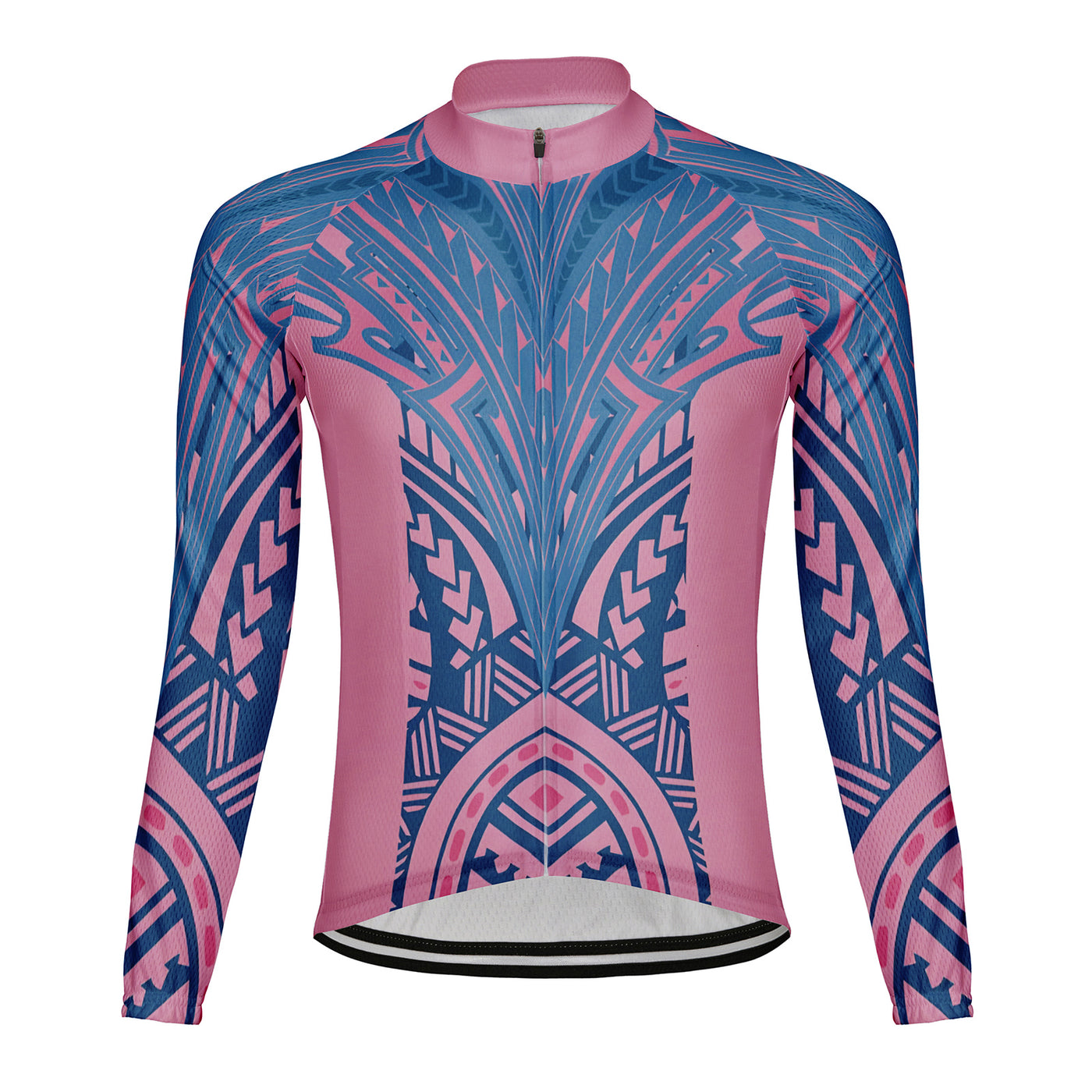Customized Eagle Beak Shape Men's Winter Thermal Fleece Cycling Jersey Long Sleeve