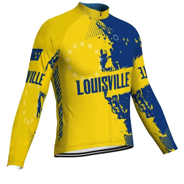 Customized Louisville Men's Cycling Jersey Long Sleeve