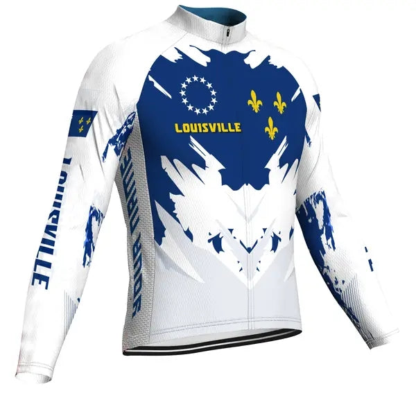 Customized Louisville Men's Cycling Jersey Long Sleeve