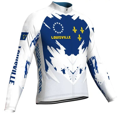 Customized Louisville Men's Cycling Jersey Long Sleeve