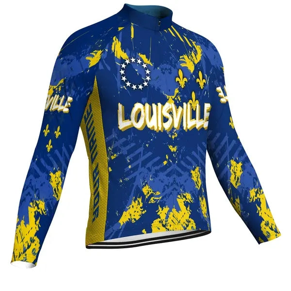 Customized Louisville Men's Cycling Jersey Long Sleeve
