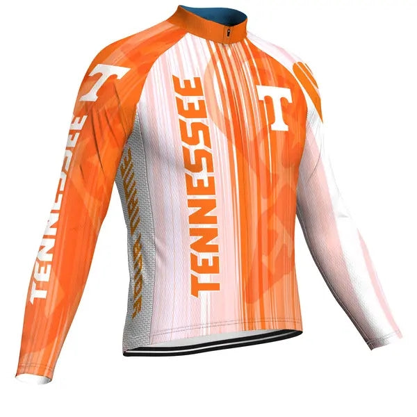 Customized Tennessee Men's Cycling Jersey Long Sleeve