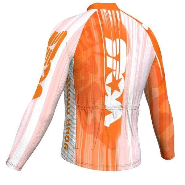 Customized Tennessee Men's Cycling Jersey Long Sleeve