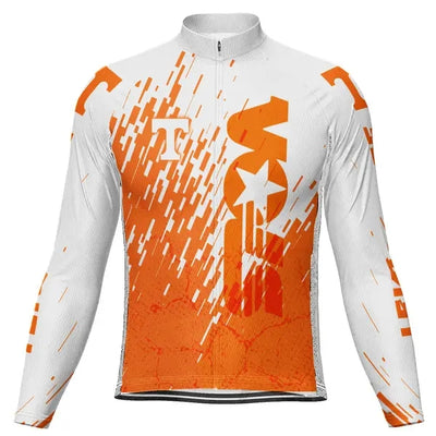 Customized Tennessee Men's Cycling Jersey Long Sleeve