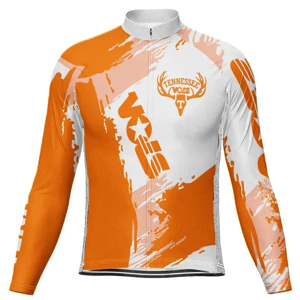 Customized Tennessee Men's Cycling Jersey Long Sleeve
