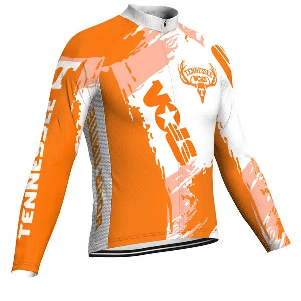 Customized Tennessee Men's Cycling Jersey Long Sleeve