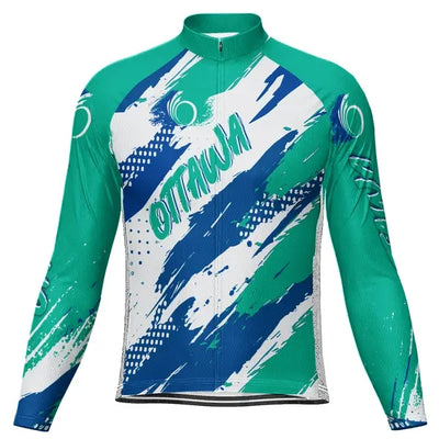 Customized Ottawa Men's Cycling Jersey Long Sleeve