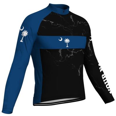 Personalized South Carolina Men's Cycling Jersey Long Sleeve