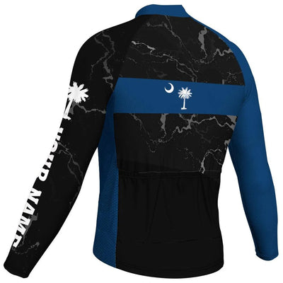 Personalized South Carolina Men's Cycling Jersey Long Sleeve