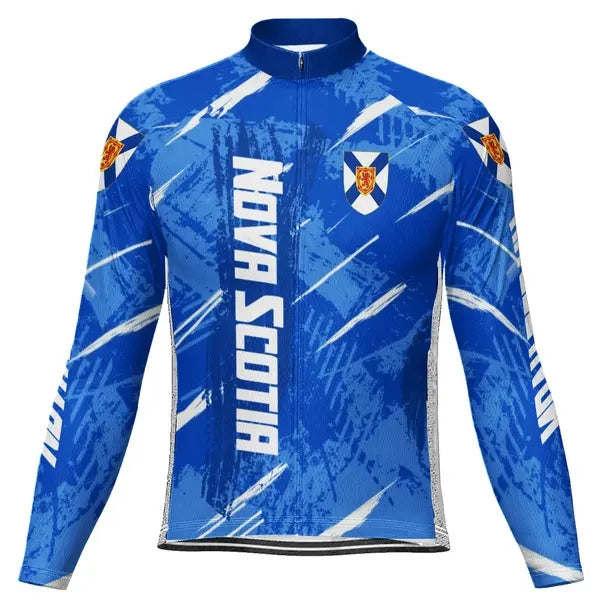 Customized Nova Scotia Men's Cycling Jersey Long Sleeve