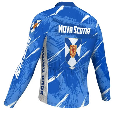 Customized Nova Scotia Men's Cycling Jersey Long Sleeve