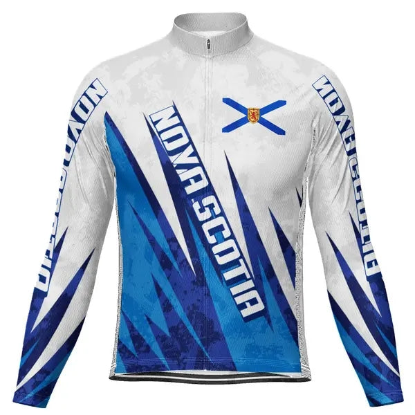 Customized Nova Scotia Men's Cycling Jersey Long Sleeve