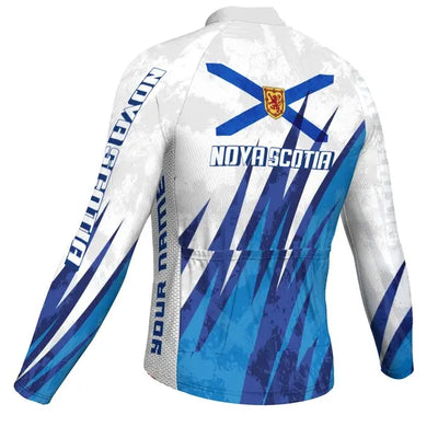 Customized Nova Scotia Men's Cycling Jersey Long Sleeve