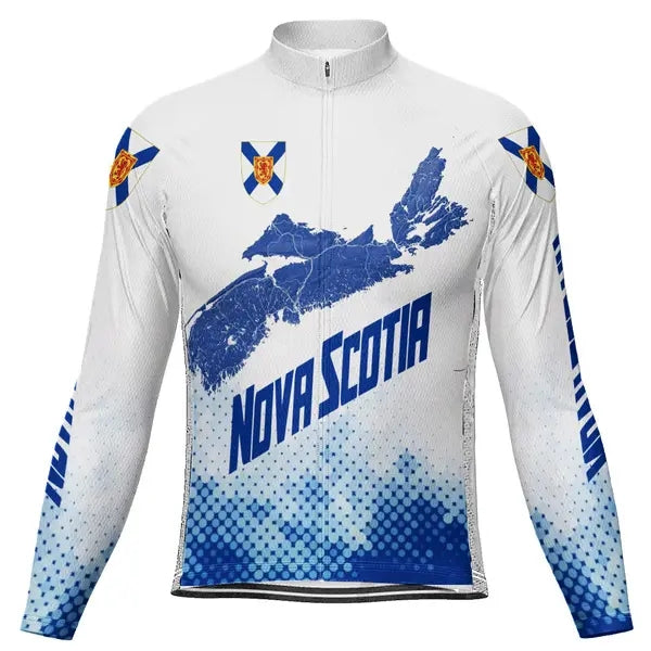 Customized Nova Scotia Men's Cycling Jersey Long Sleeve