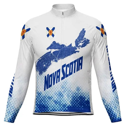 Customized Nova Scotia Men's Cycling Jersey Long Sleeve